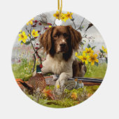 Décoration En Céramique Espagnol Springer anglais, Art (Devant)