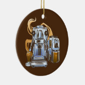 Décoration En Céramique Espresso Machine Café Café Employé Pour Café (Droite)