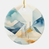 Décoration En Céramique Esprit Abstrait (Dos)