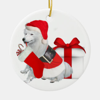 Décoration En Céramique Esquimau américain dans la suite de père Noël