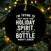 Décoration En Céramique Essayer D'Entrer Dans L'Esprit De Vacances Drôle