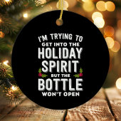 Décoration En Céramique Essayer D'Entrer Dans L'Esprit De Vacances Drôle