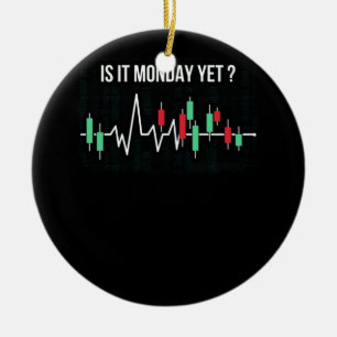 Décoration En Céramique Est-ce lundi pourtant jour Trader Stock marché Cry