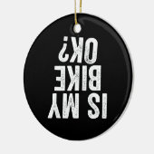 Décoration En Céramique Est Mon Vélo Ok Amusant Moto Dirt Vélo (Gauche)