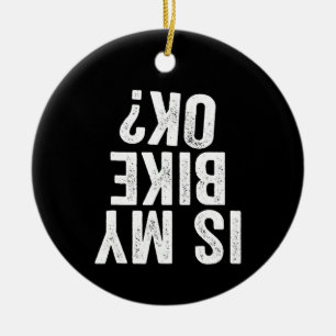 Décoration En Céramique Est Mon Vélo Ok Drôle Cadeau Pour Les Vélos