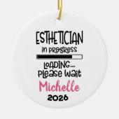 Décoration En Céramique Esthetician In Progress  (Devant)