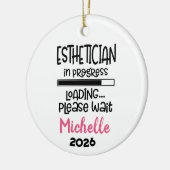 Décoration En Céramique Esthetician In Progress  (Gauche)