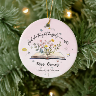 Décoration En Céramique Et elle enseignait avec bonheur après avoir été pe