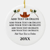 Décoration En Céramique États-Unis Texas - Voir Retour (Dos)