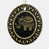 Décoration En Céramique Étincelle dorée avec cadre doré (Gauche)