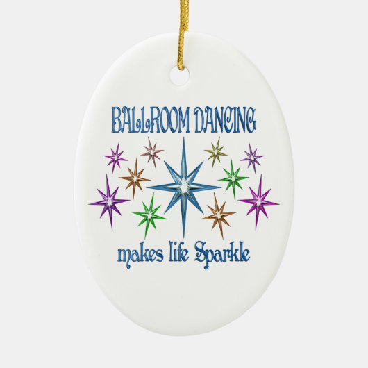 Décoration En Céramique Étincelles de salle de bal (Devant)