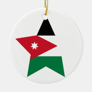 Décoration En Céramique Étoile de la Jordanie