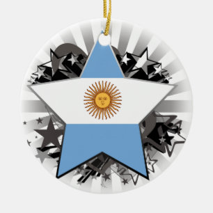 Décoration En Céramique Étoile de l'Argentine