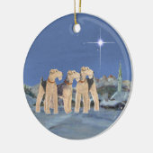 Décoration En Céramique Étoile de Noël (Gauche)