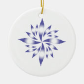 Décoration En Céramique Étoile de Noël intérieure #1 (Devant)