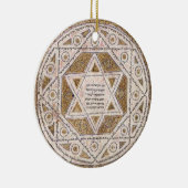 Décoration En Céramique Étoile médiévale de David (Droite)