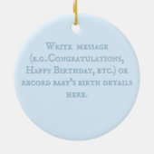 Décoration En Céramique Étoiles de lune et nuage fluide Cloud Blue Baby Ke (Dos)