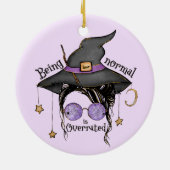 Décoration En Céramique Être Normal est surévalué (Dos)