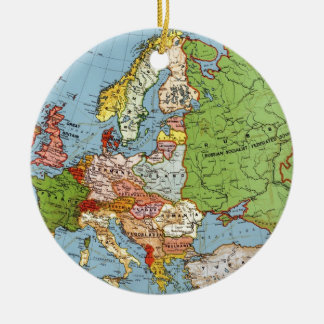 Décoration En Céramique Europe vintage Carte générale du XXe siècle