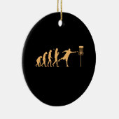 Décoration En Céramique Évolution du Disc Golf (Droite)