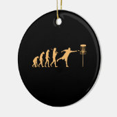 Décoration En Céramique Évolution du Disc Golf (Gauche)