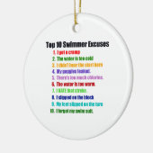Décoration En Céramique Excuses de nageurs de Top Ten (Gauche)