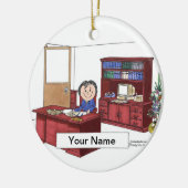 Décoration En Céramique Exécutif - Femme (Gauche)