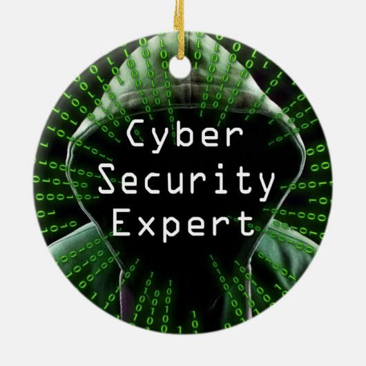 Décoration En Céramique Expert en cybersécurité (Dos)