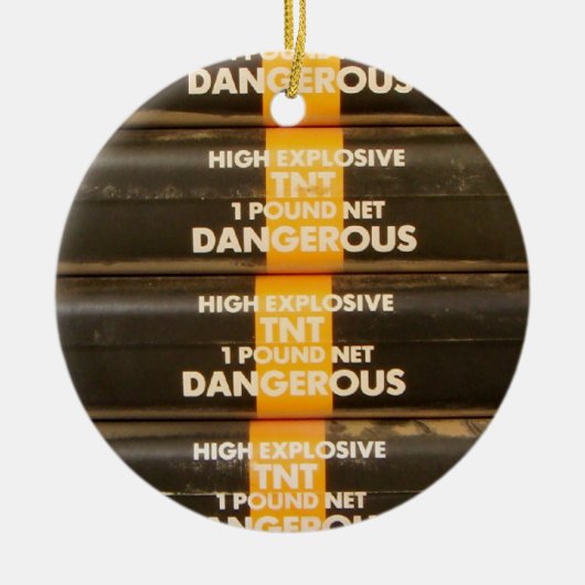 Décoration En Céramique Explosif de TNT (Devant)