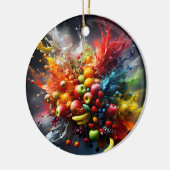 Décoration En Céramique Explosion de fruits (Gauche)