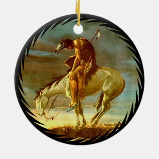 DÉCORATION EN CÉRAMIQUE EXTRÉMITÉ DE LA TRAÎNÉE (Dos)