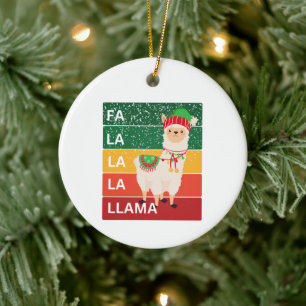 DÉCORATION EN CÉRAMIQUE FA LA LA LA LAMA