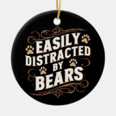 Décoration En Céramique Facilement Distrait Par Les Ours Gay Bear Pride (Devant)