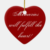 Décoration En Céramique facture, dans la mémoire affectueuse (Dos)