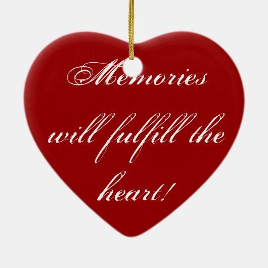 Décoration En Céramique facture, dans la mémoire affectueuse (Dos)