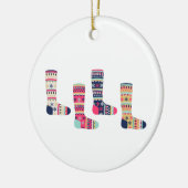 Décoration En Céramique Faire Chaussettes Isle (Gauche)