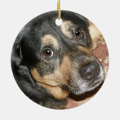 Décoration En Céramique Faire-part d'adoption de chien/chiot (Dos)