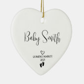 Décoration En Céramique Faire-part de grossesse 2025 (Droite)