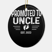 Décoration En Céramique Faire-part de grossesse promu à l'oncle Est (Gauche)