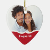 Décoration En Céramique Faire-part Fiançailles (Droite)