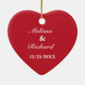 Décoration En Céramique Faire-part Fiançailles (Dos)