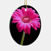 Décoration En Céramique Faisée de Gerbera rose chaud (Droite)