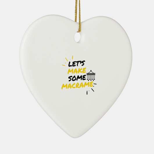 Décoration En Céramique Faisons du macrame (Droite)