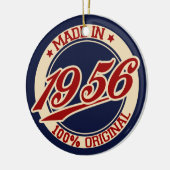 Décoration En Céramique Fait En 1956 Anniversaire Année (Gauche)