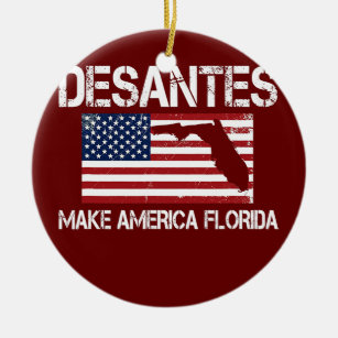 Décoration En Céramique Faites l'élection de America Florida DeSantis 2024