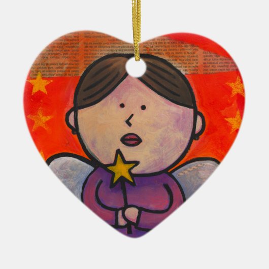 Décoration En Céramique Faites un souhait (Devant)