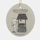 Décoration En Céramique Faites un souhait sur vous ! (Gauche)