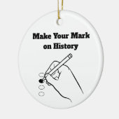 Décoration En Céramique Faites votre marque sur l'histoire (Gauche)