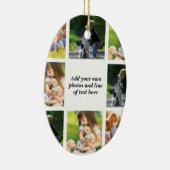 Décoration En Céramique Faites votre propre collage photo et texte (Droite)