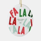 Décoration En Céramique FaLaLaNoël (Droite)
